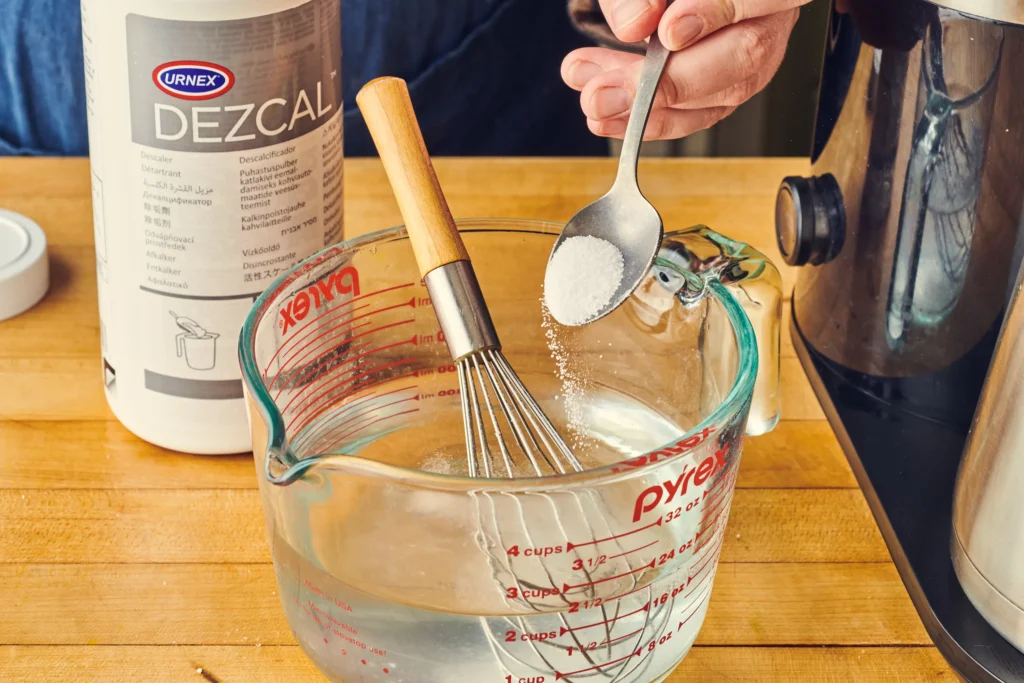 liquid descaler for coffee machines