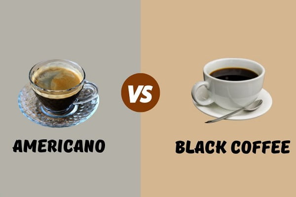 black coffee vs Americano