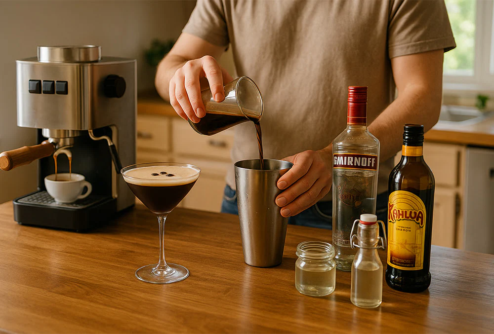 how to make an espresso martini frothy