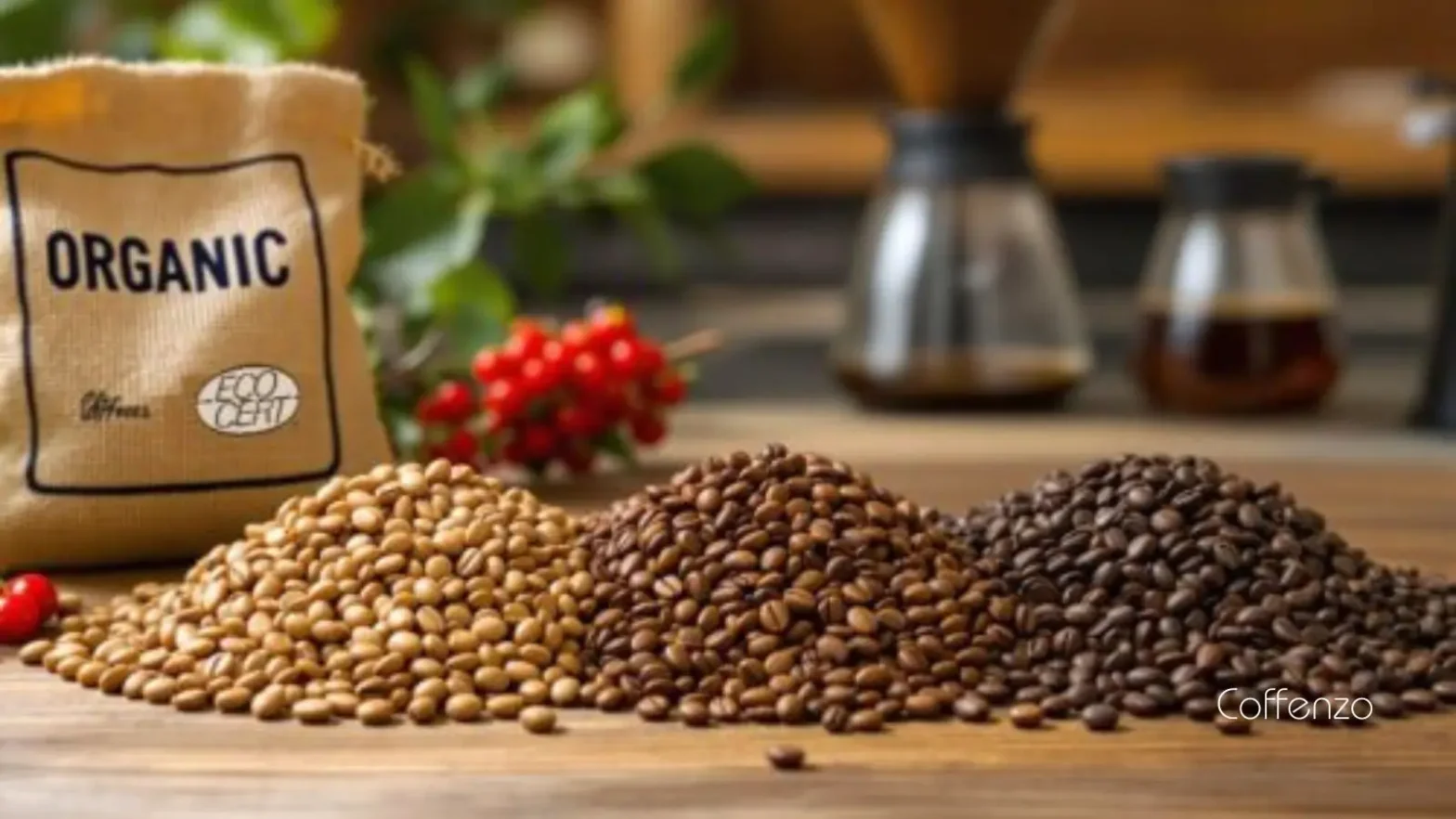 Organic vs non organic coffee