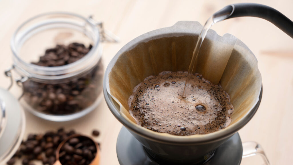 how to bloom coffee