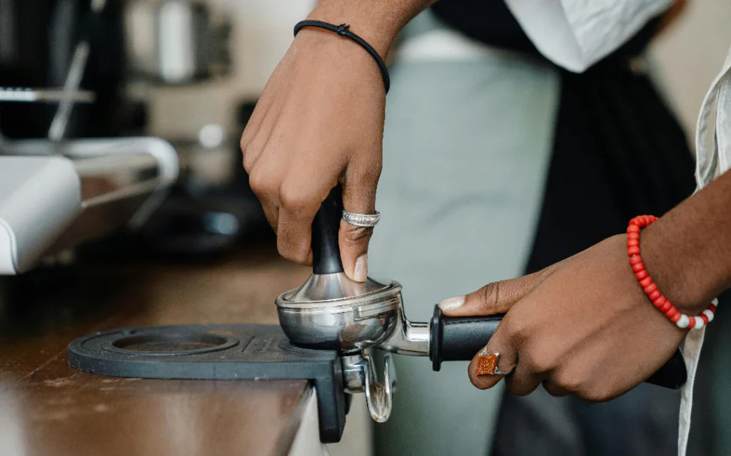 what is espresso tamping