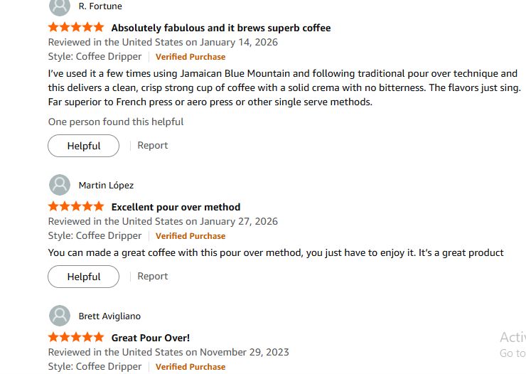 best pour over coffee maker