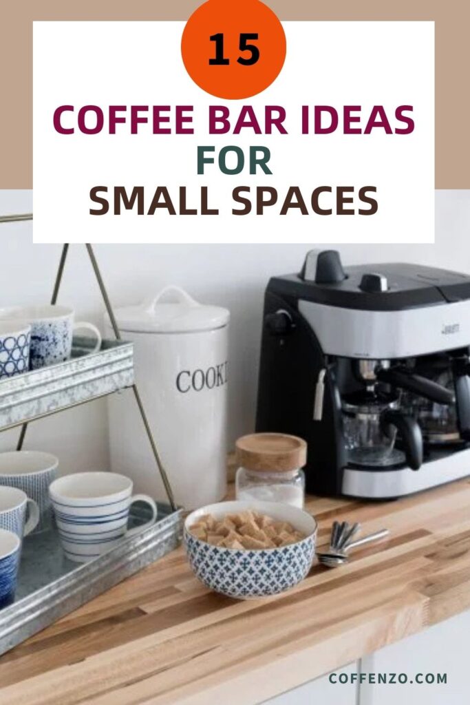 coffee bar ideas for small spaces