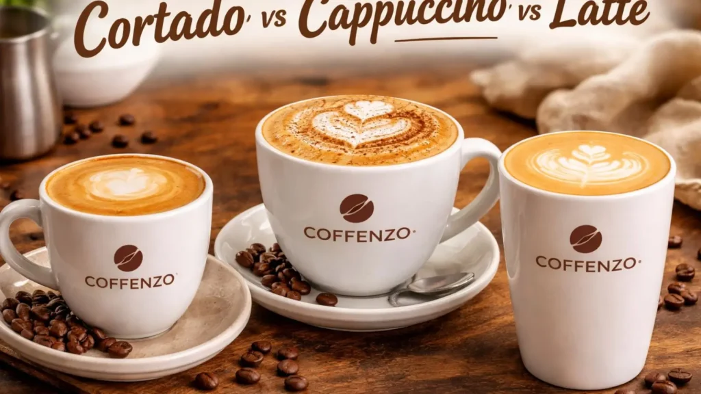 cortado vs cappuccino vs latte