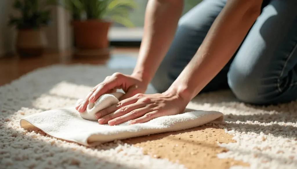 how to remove old coffee stains from carpet