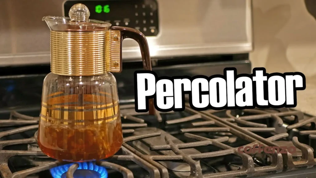 how does a percolator coffee pot work