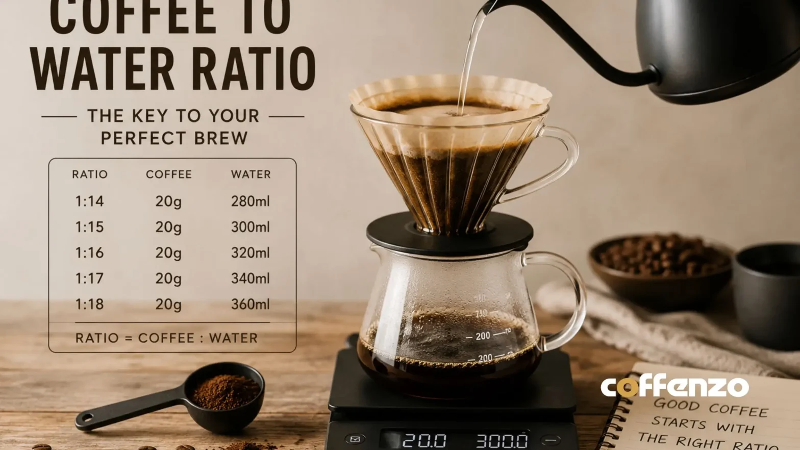 coffee to water ratio