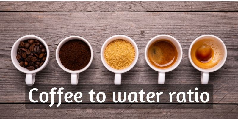coffee to water ratio